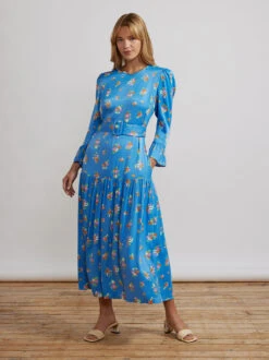 Luna Blue Daisy Midi Dress -New Modern Dress Sales luna blue daisy midi dress by kitri studio 28838739312691
