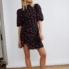 Maisie Black Cherry Mini Dress