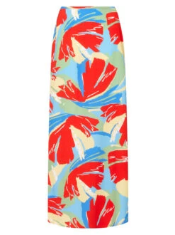 Mali Abstract Print Maxi Skirt -New Modern Dress Sales mali abstract print maxi skirt by kitri studio 41299044008236
