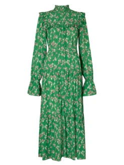 Mandy Green Floral Shirt Dress -New Modern Dress Sales mandy green floral shirt dress by kitri studio 40260602790188