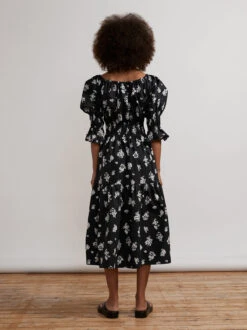 Margot Black Mono Floral Midi Dress 8 Margot Black Mono Floral Midi Dress -New Modern Dress Sales margot black mono floral midi dress by kitri studio 43839958548780
