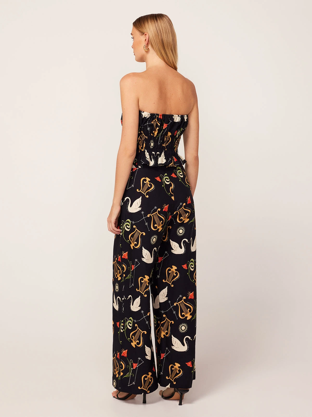 Martha Black Cygnus And Lyra Print Top 4 Martha Black Cygnus And Lyra Print Top - Image 4