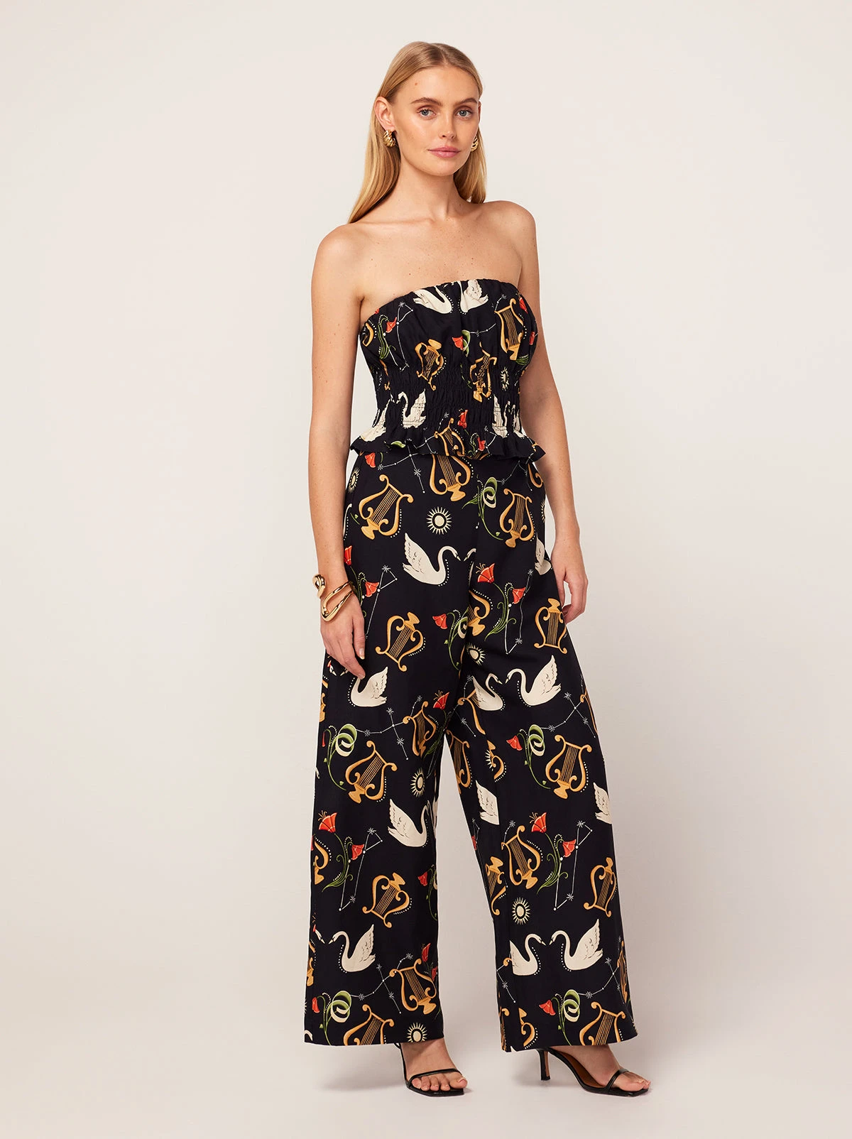 Martha Black Cygnus And Lyra Print Top 2 Martha Black Cygnus And Lyra Print Top - Image 2