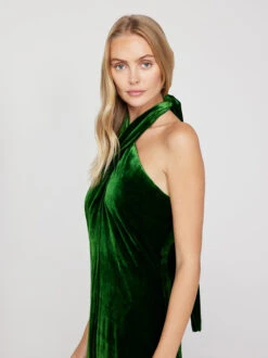 Neve Green Velvet Halter Dress 13 Neve Green Velvet Halter Dress -New Modern Dress Sales neve green velvet halter dress by kitri studio 42460253159724