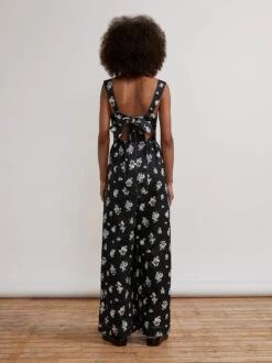 Octavia Black Mono Floral Sleeveless Jumpsuit -New Modern Dress Sales octavia black mono floral sleeveless jumpsuit by kitri studio 28887800447027