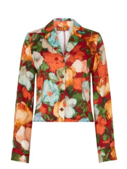 Orla Blue Impressionist Floral Print Top -New Modern Dress Sales orla blue impressionist floral print top by kitri studio 43157189951788