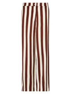 Phoenix Chocolate Striped Satin Trousers -New Modern Dress Sales phoenix chocolate striped satin trousers by kitri studio 29380204396595