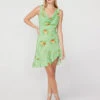 Roberta Green Wallpaper Rose Mini Dress