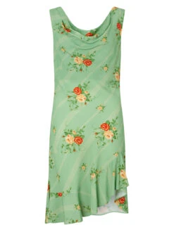 Roberta Green Wallpaper Rose Mini Dress -New Modern Dress Sales roberta green wallpaper rose mini dress by kitri studio 44129228751148