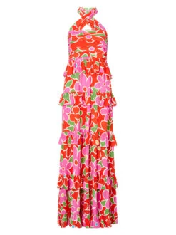 Romily Floral Print Maxi Dress -New Modern Dress Sales romily floral print maxi dress by kitri studio 41826409906476