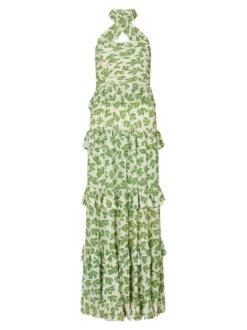 Romily Leaf Print Maxi Dress -New Modern Dress Sales romily leaf print maxi dress by kitri studio 41167462400300