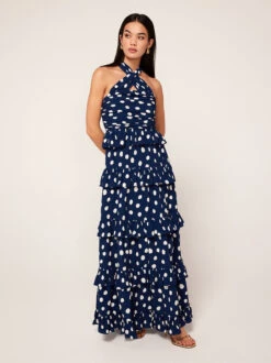 Romily Mixed Polka Dot Maxi Dress -New Modern Dress Sales romily mixed polka dot maxi dress by kitri studio 44129310146860