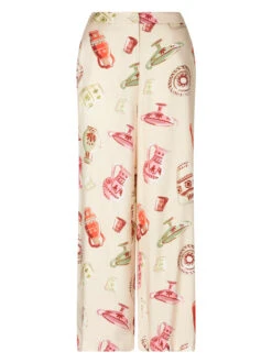 Romina Ivory Pottery Print Trousers -New Modern Dress Sales romina ivory pottery print trousers by kitri studio 44959657820460