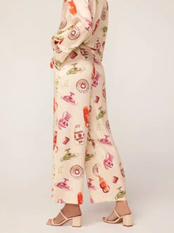Romina Ivory Pottery Print Trousers -New Modern Dress Sales romina ivory pottery print trousers by kitri studio 44959661261100