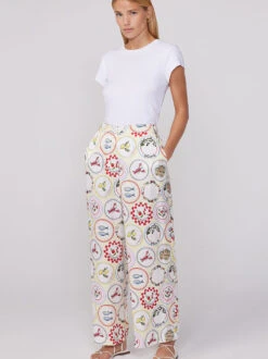 Romina Vintage Plates Trousers -New Modern Dress Sales romina vintage plates trousers by kitri studio 40260736811308