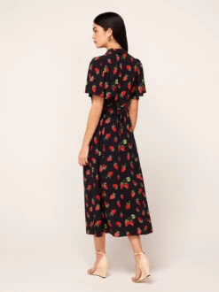 Sabina Berry Print Shirt Dress -New Modern Dress Sales sabina berry print shirt dress by kitri studio 44129444233516