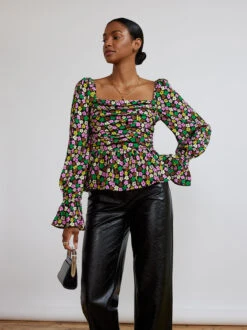 Sonya Multi Floral Top -New Modern Dress Sales sonya multi floral top by kitri studio 29471858655283