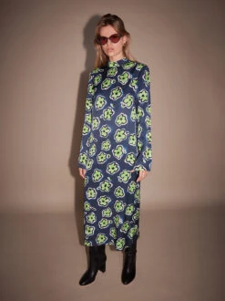 Stella Blue Painted Floral Midi Dress -New Modern Dress Sales stella blue painted floral midi dress by kitri studio 29432676876339