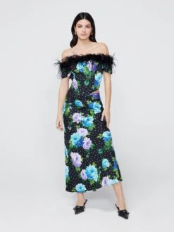 Sydney Blue Painted Rose Top -New Modern Dress Sales sydney blue painted rose top by kitri studio 41896622653740