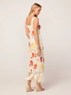 Talitha Pastel Floral Knit Midi Dress -New Modern Dress Sales talitha pastel floral knit midi dress by kitri studio 44960506052908