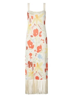 Talitha Pastel Floral Knit Midi Dress -New Modern Dress Sales talitha pastel floral knit midi dress by kitri studio 44960513098028