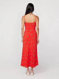 Velma Red Rosebud Midi Dress -New Modern Dress Sales velma red rosebud midi dress by kitri studio 43897164759340