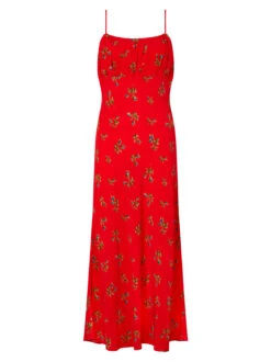 Velma Red Rosebud Midi Dress -New Modern Dress Sales velma red rosebud midi dress by kitri studio 43897171116332