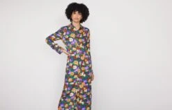 Wanda Iris Impressionist Floral Shirt Dress -New Modern Dress Sales wanda iris impressionist floral shirt dress by kitri studio 43561732079916